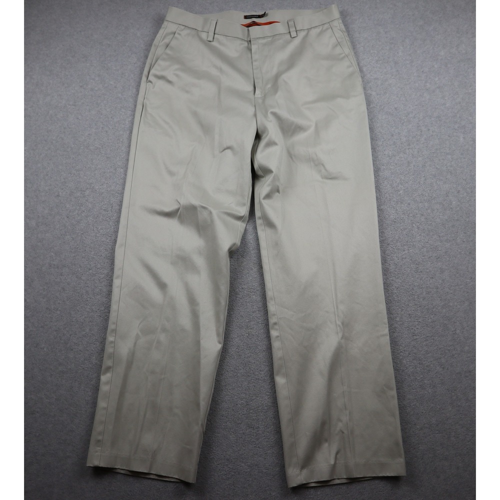 Dockers Chino Pants Mens 35x32 D3 Classic Fit Khaki Tan Cotton Casual Slacks